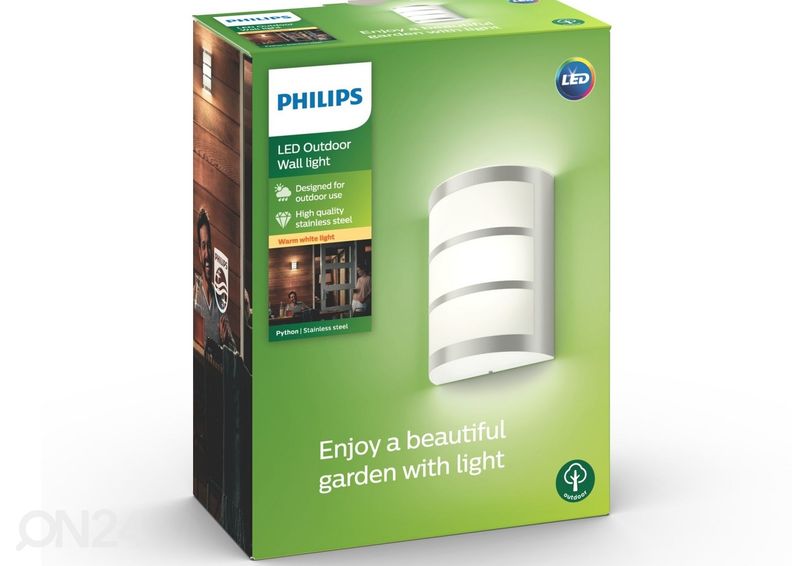 Philips Python seinävalaisin 6 W 600lm 2700K kuvasuurennos