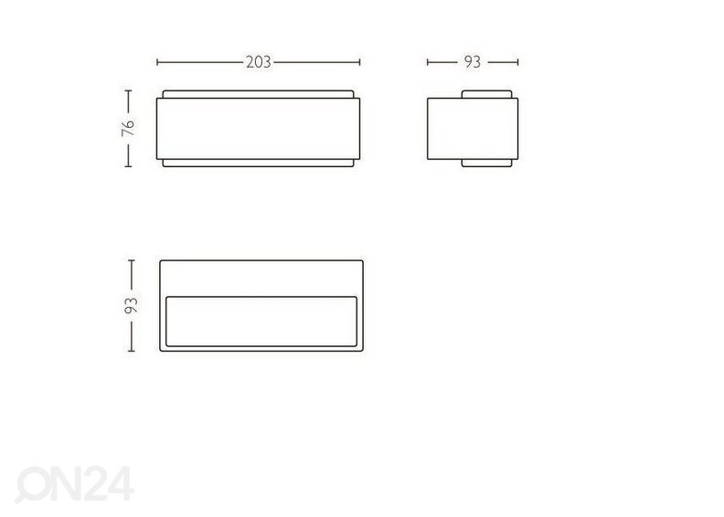 Philips Stratosphere seinävalaisin 1x6 W 1000lm 2700K kuvasuurennos