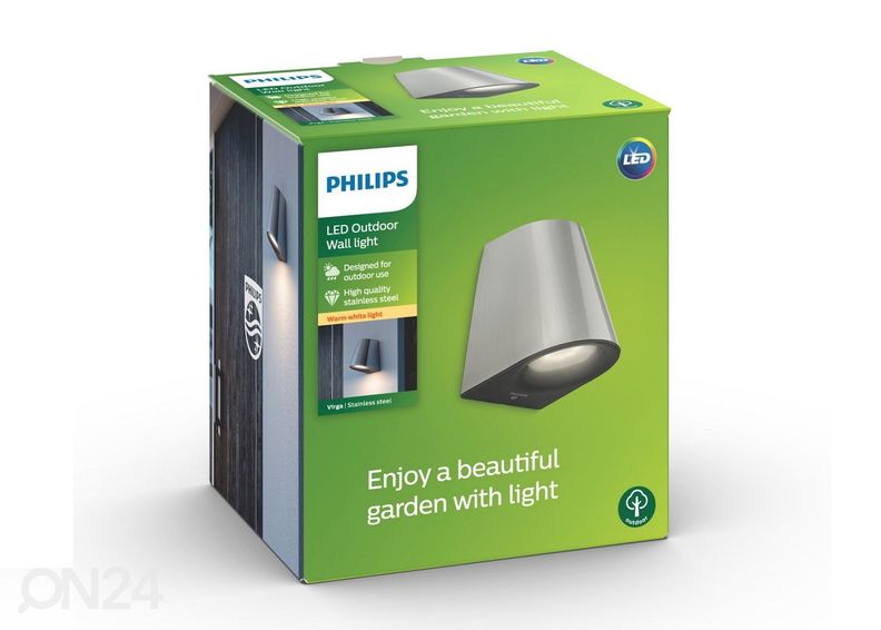 Philips Virga seinävalaisin 3 W 2700K, harmaa kuvasuurennos
