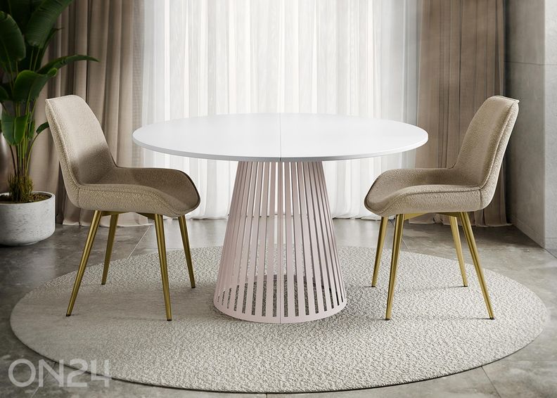 Pidennettävä ruokapöytä Cone 100x100/176 cm kuvasuurennos
