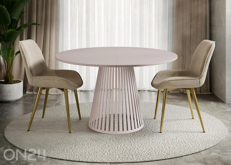 Pidennettävä ruokapöytä Cone 100x100/176 cm kuvasuurennos