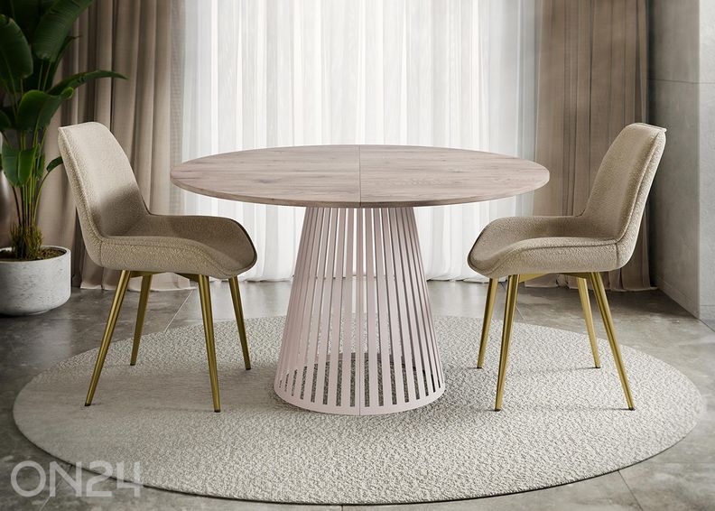 Pidennettävä ruokapöytä Cone 100x100/176 cm kuvasuurennos