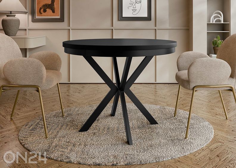 Pidennettävä ruokapöytä Edder 90x90/166 cm kuvasuurennos