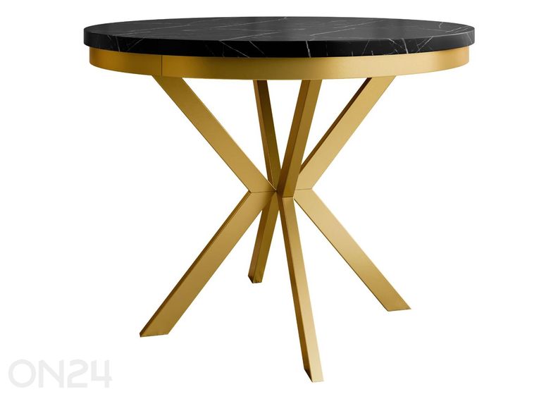 Pidennettävä ruokapöytä Edder 90x90/166 cm kuvasuurennos