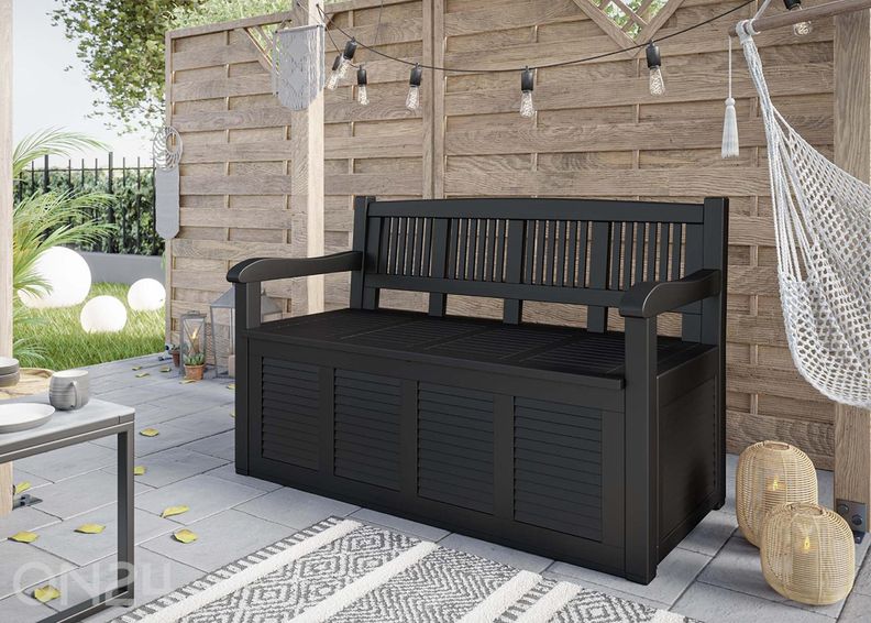 Pihapenkki säilytystilalla Riva kuvasuurennos