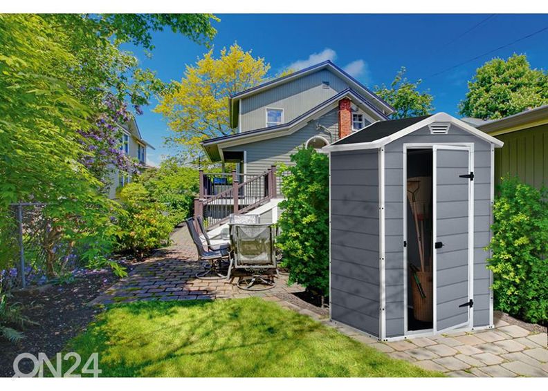 Pihavarasto Keter Manor 0,98 m², 128x94x196 cm kuvasuurennos