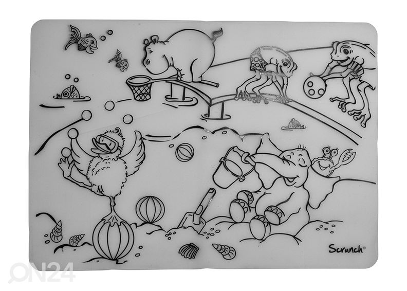 Piirustusmatto Scrunch + 5 tussia kuvasuurennos