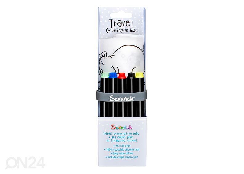 Piirustusmatto Scrunch + 5 tussia kuvasuurennos