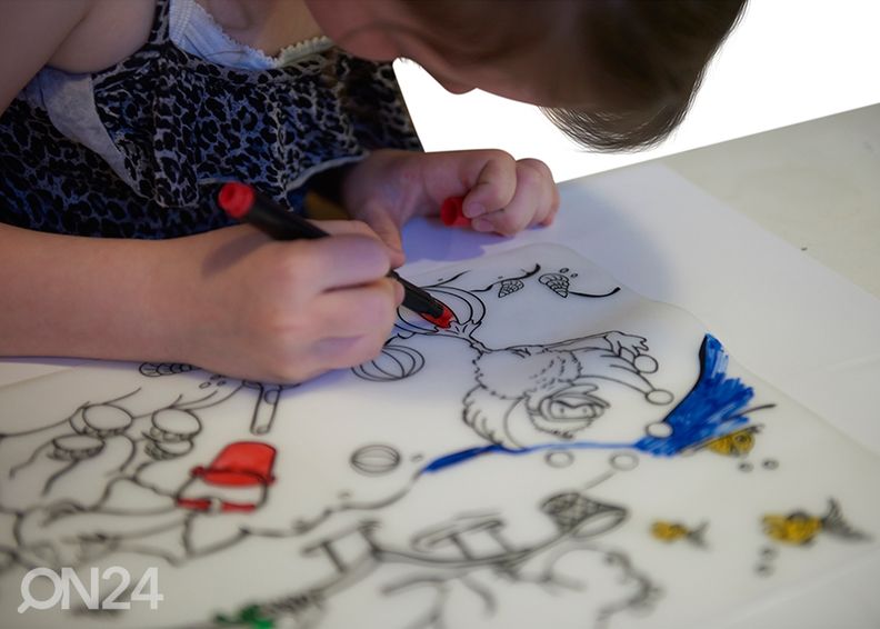 Piirustusmatto Scrunch + 5 tussia kuvasuurennos