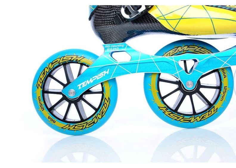 Pikaluistimet Atatu sininen Tempish kuvasuurennos