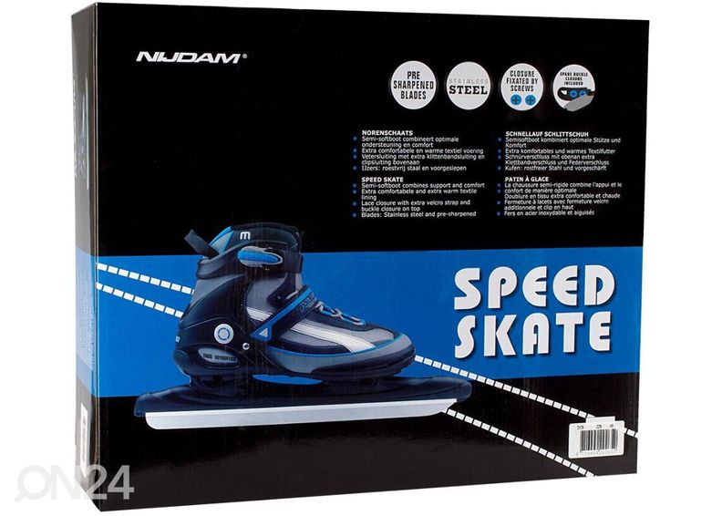 Pikaluistimet, puolipehmeä kenkä Nijdam kuvasuurennos