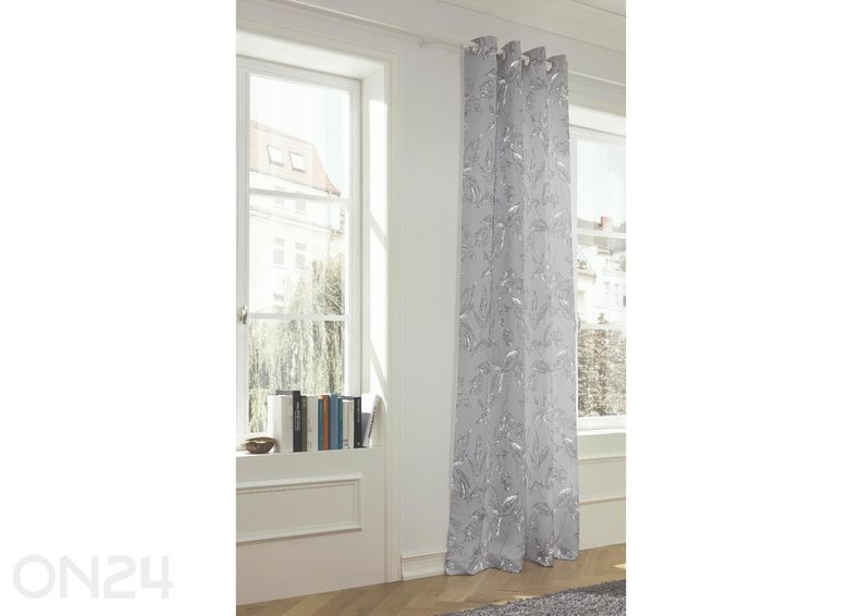 Pimennysverho 7431 Flower 135x235 cm kuvasuurennos