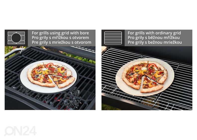 Pizzakivi grilliin Cattara Pizza 31 cm kuvasuurennos