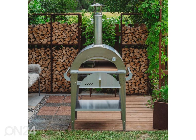 Pizzauuni jalustalla Pizzo-set-inox kuvasuurennos