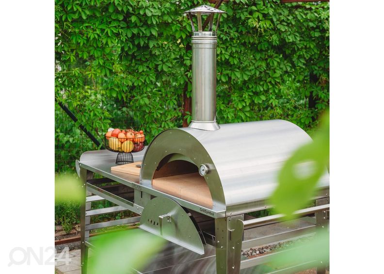 Pizzauuni pöytätasolla Pizzo-XL-set-inox kuvasuurennos