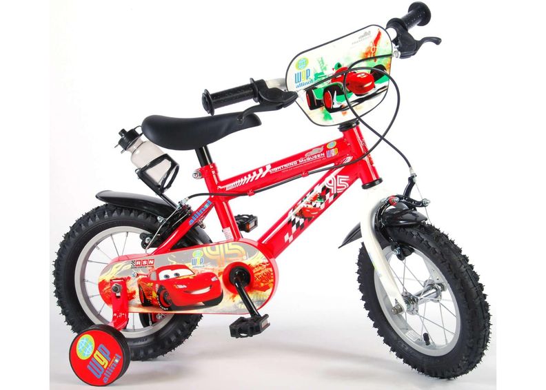 Poikien polkupyörä 12 tuumaa käsijarruilla Disney cars kuvasuurennos