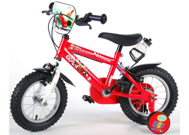 Poikien polkupyörä 12 tuumaa käsijarruilla Disney cars kuvasuurennos