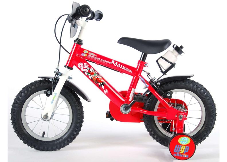 Poikien polkupyörä 12 tuumaa käsijarruilla Disney cars kuvasuurennos