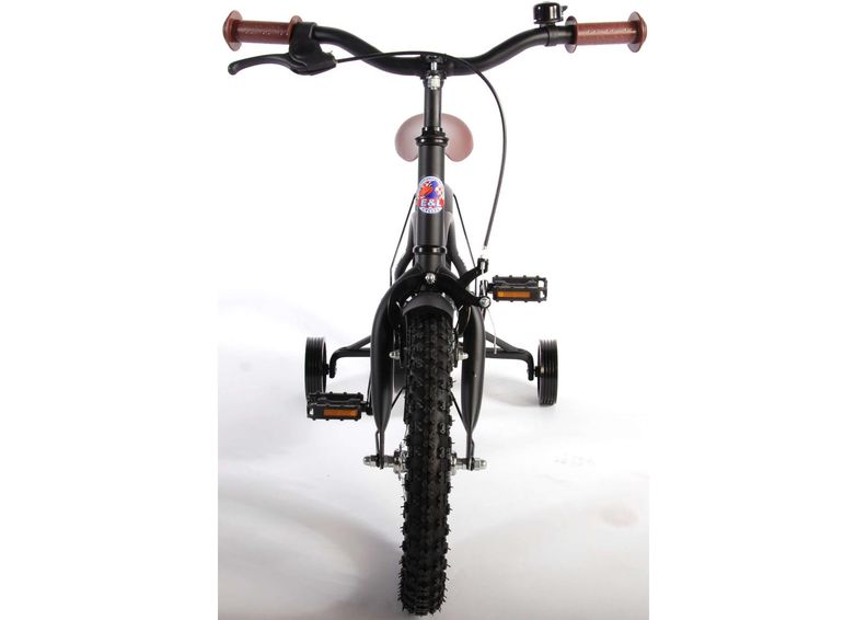 Poikien polkupyörä Yipeeh Musta Cruiser 14 tuumaa Volare kuvasuurennos