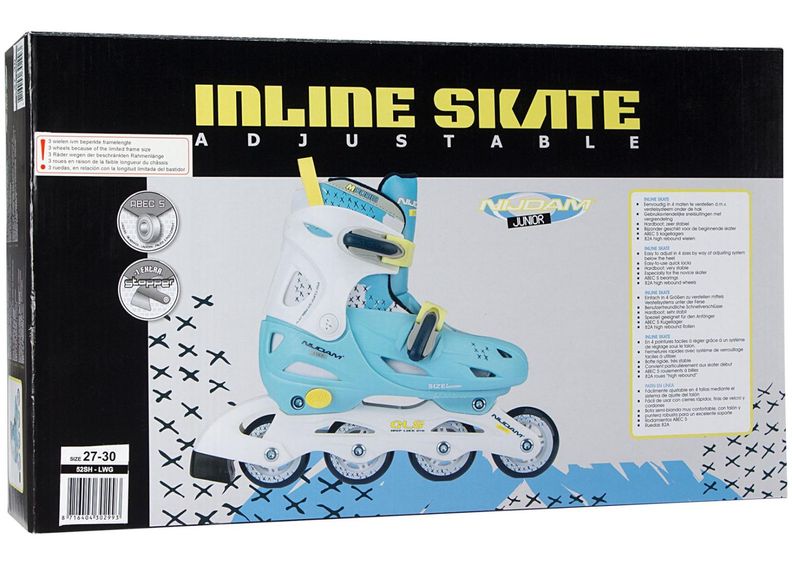 Poikien swäädettävä rullaluistimet Hardboot 112 Nijdam kuvasuurennos