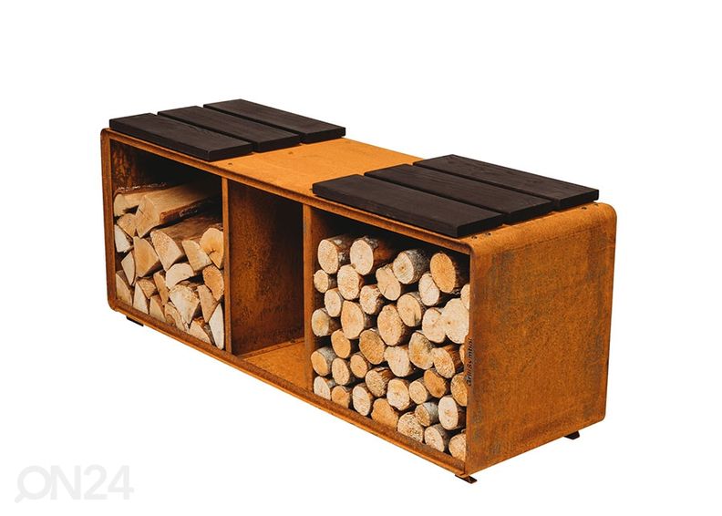 Polttopuuhylly GrillSymbol Enzo Rack-L kuvasuurennos
