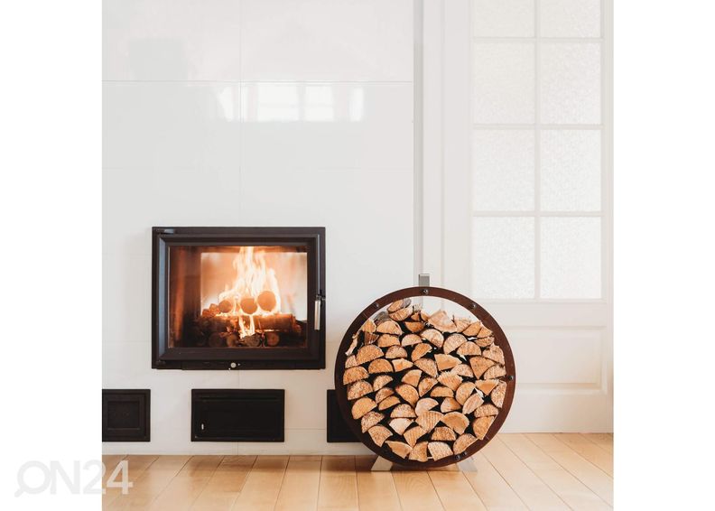 Polttopuukori Cor-Ten terästä Hugo, Ø 58 cm kuvasuurennos