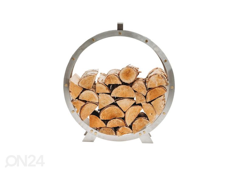 Polttopuukori terästä Hugo-inox, Ø 58 cm kuvasuurennos