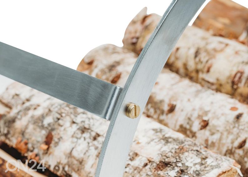 Polttopuukori terästä Hugo-inox, Ø 58 cm kuvasuurennos