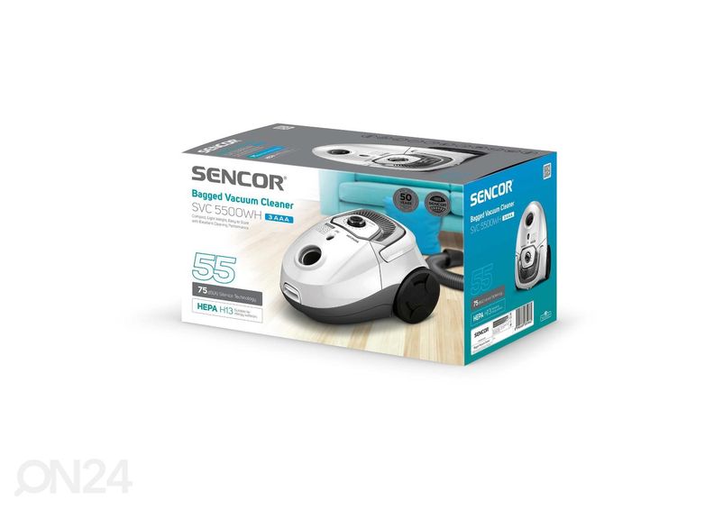 Pölynimuri Sencor SVC5500WH, valkoinen kuvasuurennos