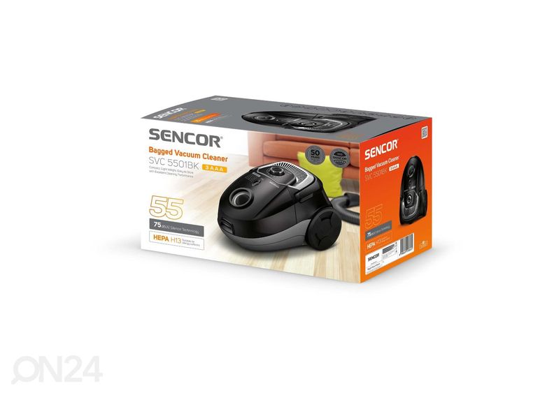 Pölynimuri Sencor SVC5501BK musta kuvasuurennos