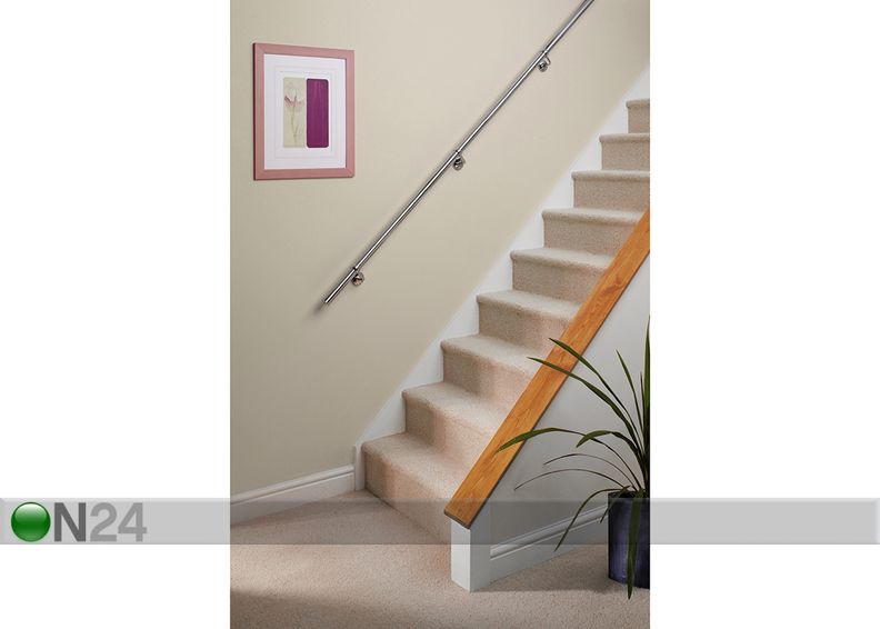 Porraskaide 3,6 m / kiiltävä teräs kuvasuurennos