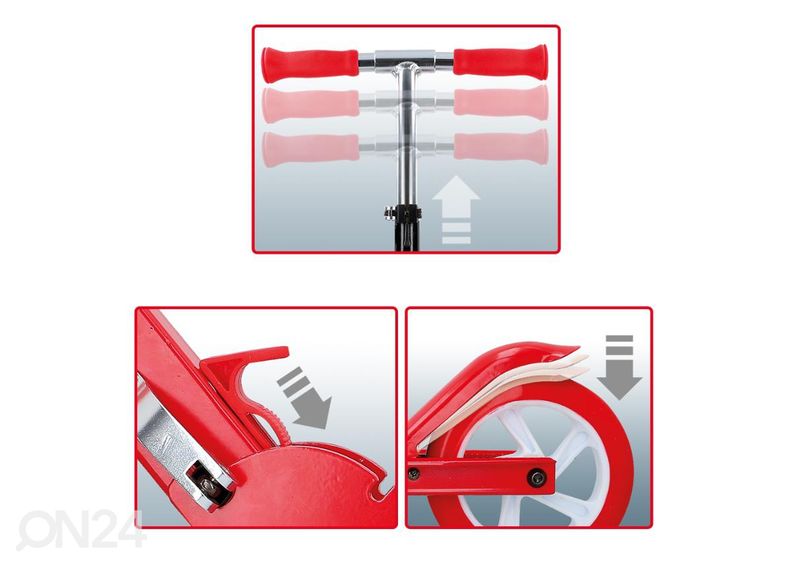 Potkulauta CB Riders, punainen kuvasuurennos