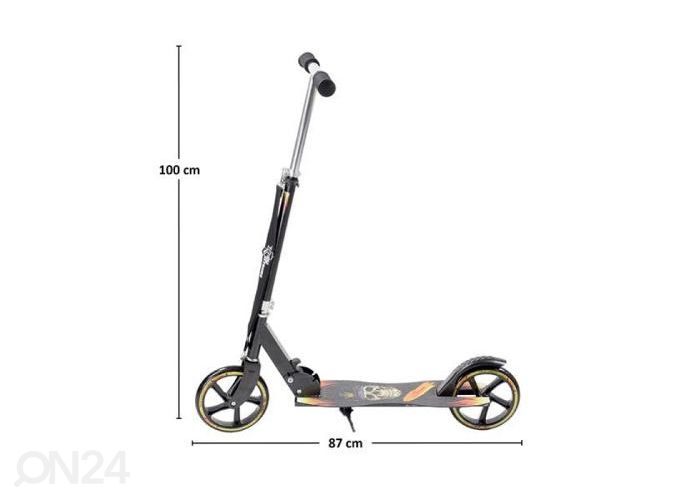 Potkulauta Nils Extreme HA205D musta PU 205MM kuvasuurennos