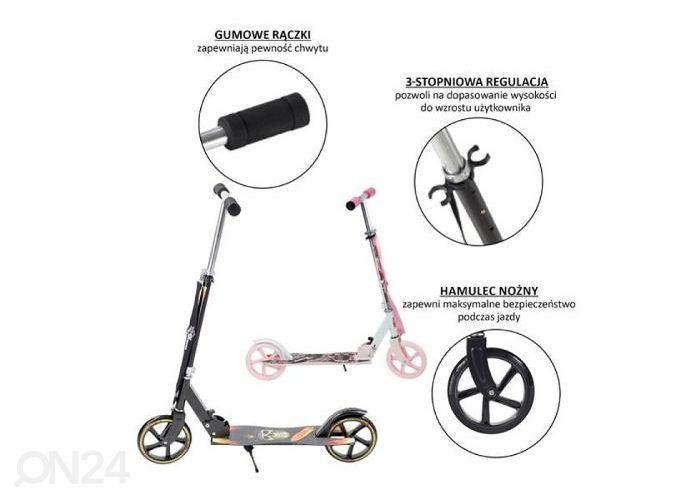 Potkulauta Nils Extreme HA205D musta PU 205MM kuvasuurennos