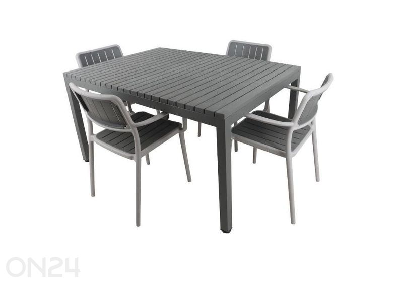 Pöytä Gress In&Out tummanharmaa kuvasuurennos