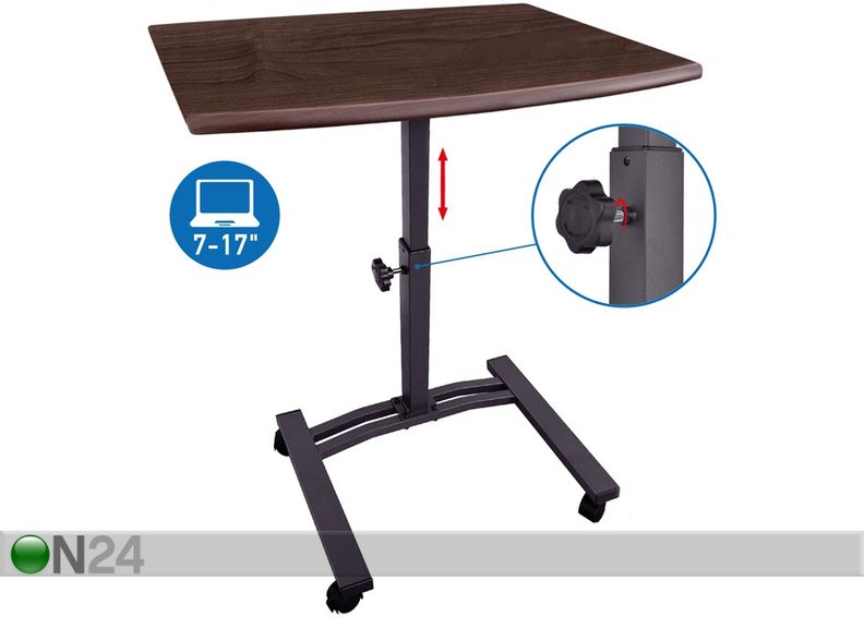 Pöytä kannettavalle tietokoneelle Tatkraft Salute kuvasuurennos