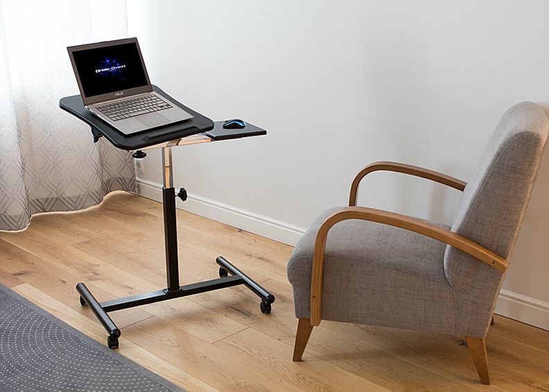 Pöytä kannettavalle tietokoneelle Tatkraft Vanessa kuvasuurennos