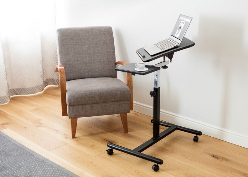 Pöytä kannettavalle tietokoneelle Tatkraft Vanessa kuvasuurennos