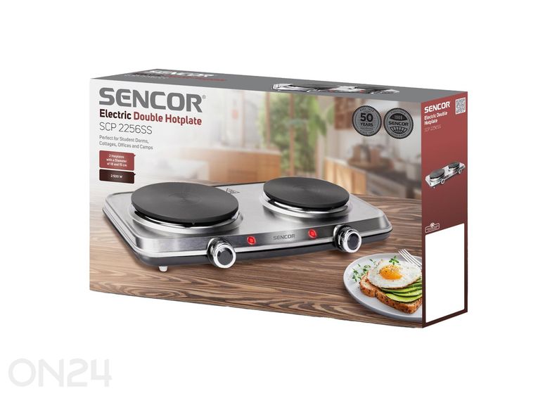 Pöytäliesi kahdella keittoalueella Sencor SCP2256SS kuvasuurennos