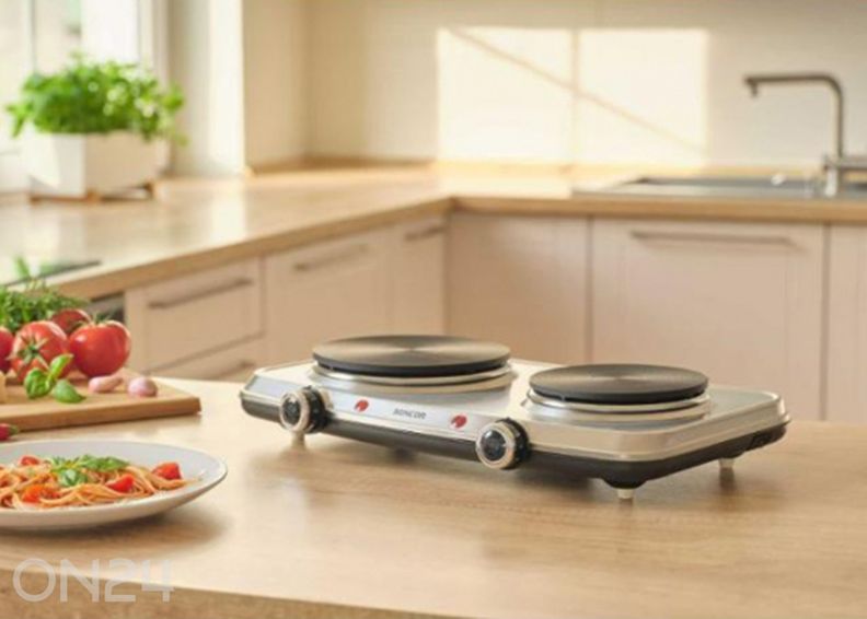 Pöytäliesi kahdella keittoalueella Sencor SCP2256SS kuvasuurennos