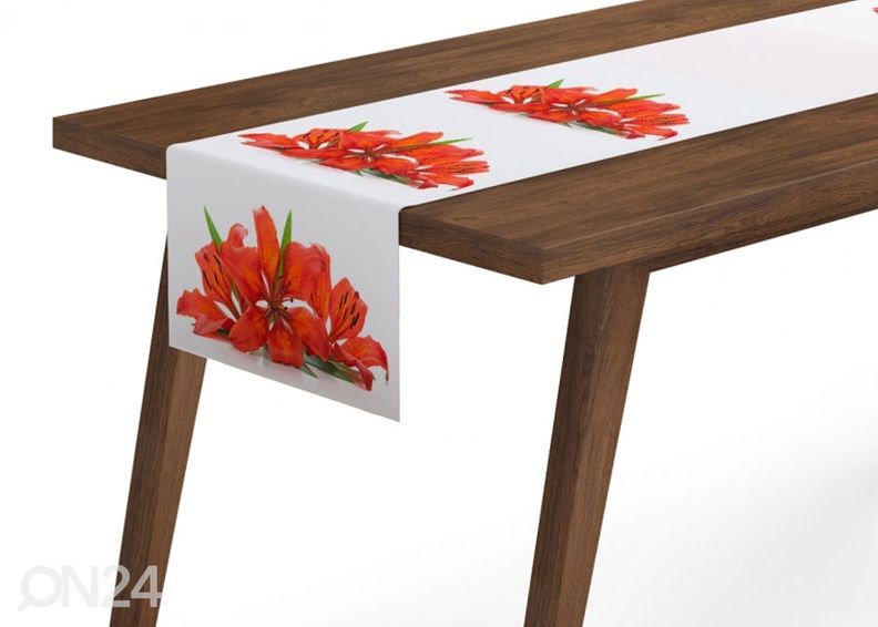 Pöytäliina FIERY LILIES kuvasuurennos