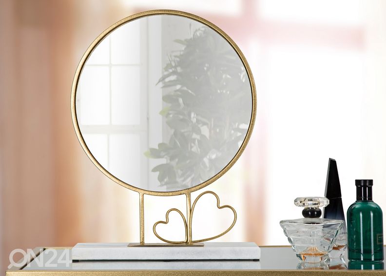 Pöytäpeili Heart 30x39,5 cm kuvasuurennos