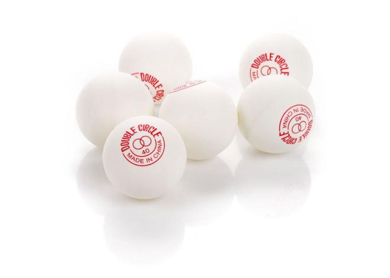 Pöytätennispallot Double Circle 6 kpl kuvasuurennos