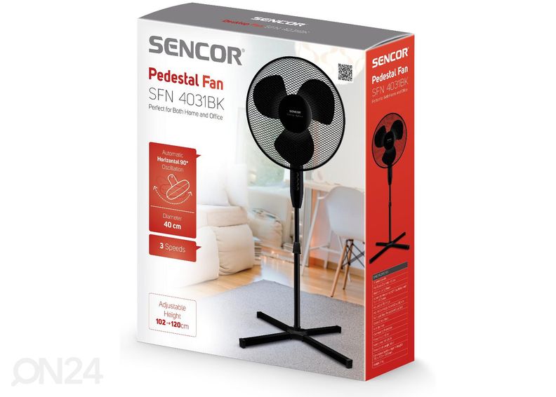 Pöytätuuletin Sencor SFN4031BK kuvasuurennos