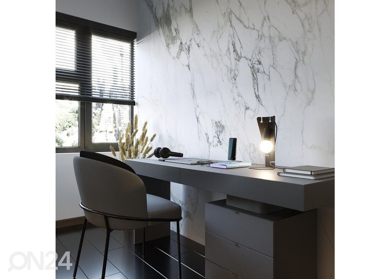 Pöytävalaisin Arby, musta kuvasuurennos