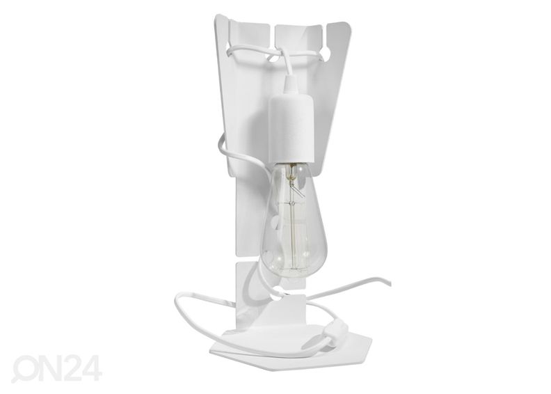 Pöytävalaisin Arby, valkoinen kuvasuurennos