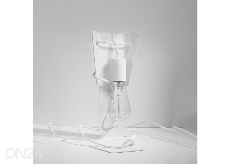 Pöytävalaisin Arby, valkoinen kuvasuurennos