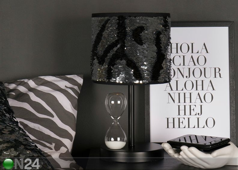 Pöytävalaisin Bling, kromi kuvasuurennos