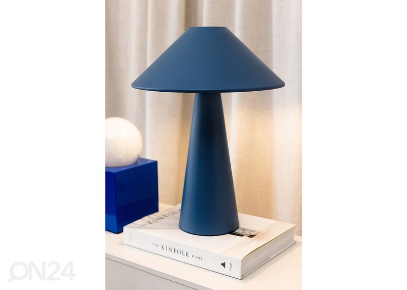 Pöytävalaisin Cannes, sininen kuvasuurennos