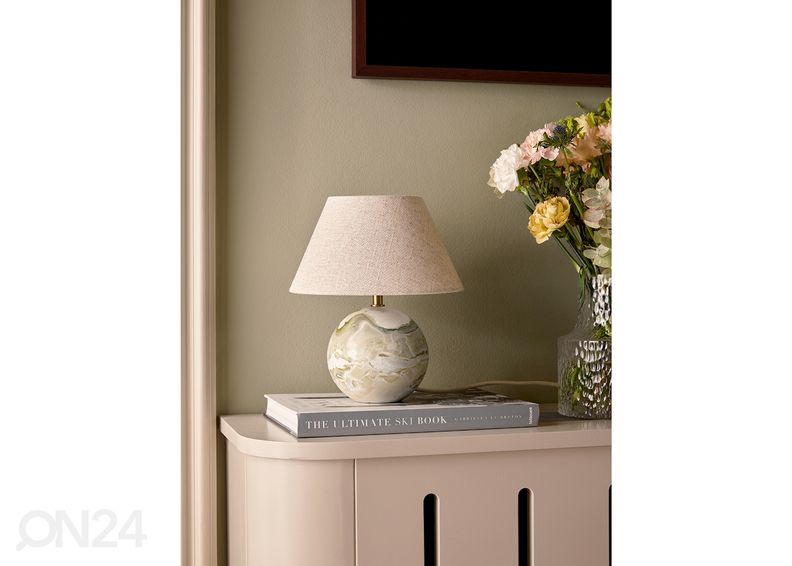 Pöytävalaisin Castello 24, vihreä kuvasuurennos